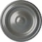 Ekena Millwork Maria Ceiling Medallion (Fits Canopies up to 1 3/4"), Hand-Painted Silver, 9 5/8"OD x 1 1/8"P CM09MASLS - alternate 1